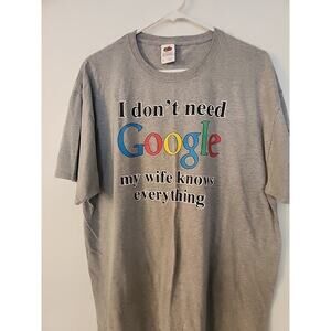Google Wife Knows Everything T Shirt